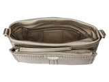 Brighton Jagger Cross Body Organizer Zinc Pearl
