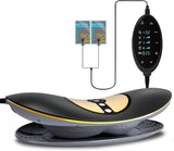 Real Relax Lumbar Traction Device, Waist Lower Back Lumbar Massager with Heat Vibration Electrotherapy for Back Sciatica Pain Relief Spinal Decompression