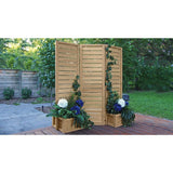 Yardistry Fusion Privacy Screen with Planters