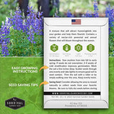 Survival Garden Seeds – Hummingbird Pollinator Mix Wildflower Seed for Planting – Packet with Instructions to Plant and Grow Flowering Plants in Your Home Vegetable Garden – Non-GMO Heirloom Varieties