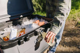 Igloo Overland 72 Quart Ice Chest Cooler with Wheels, Gray (31 x 18 x18)