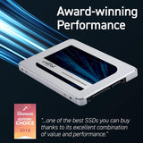 Crucial MX500 1TB 3D NAND SATA 2.5 Inch Internal SSD, up to 560MB/s – CT1000MX500SSD1(Z)