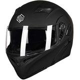 ILM Motorcycle Dual Visor Flip up Modular Full Face Helmet DOT 6 Colors Model 902