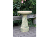 Burley Clay Hummingbird Bird Bath Set