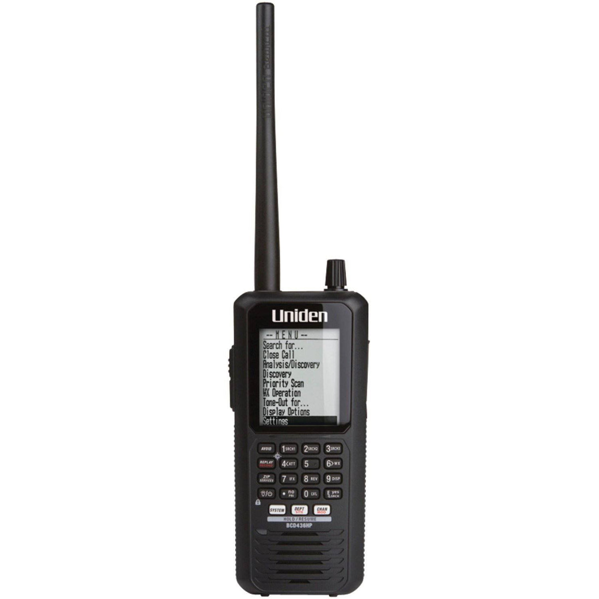 Uniden BCD436HP HomePatrol Series Digital Handheld Scanner. TrunkTracker V, Simple Programming, S.a.m.e. Emergency/Weather Alert
