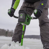 ION 39250 8 R1 Electric Ice Auger, Green/Black
