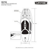 Lifetime Horizon 100 Stand-Up Paddleboard (Paddle Included)