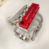 CISON L4-175 17.5cc Mini OHV Inline Four-cylinder Four-Stroke Water-Cooled L4 Gasoline Engine Model for RC Cars Ships(ASSEMBLED)