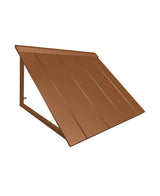 Awntech H23-US-7COP 7 ft. Houstonian Metal Standing Seam Awning Copper – 92 x 24 x 36 in.