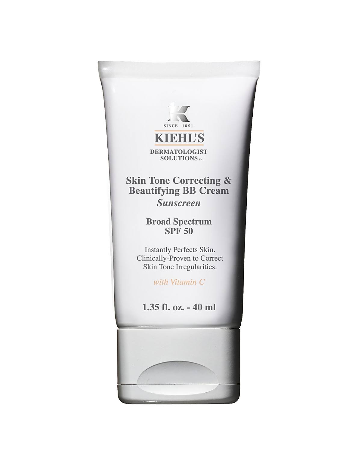 Kiehl&s Skin Tone Correcting u0026 Beautifying BB Cream, SPF 50, Fair – 1.35 oz tube