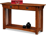 Leick Furniture Mission Sofa Table, Medium Oak