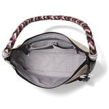 Brighton Barbados Ziptop Hobo -Black