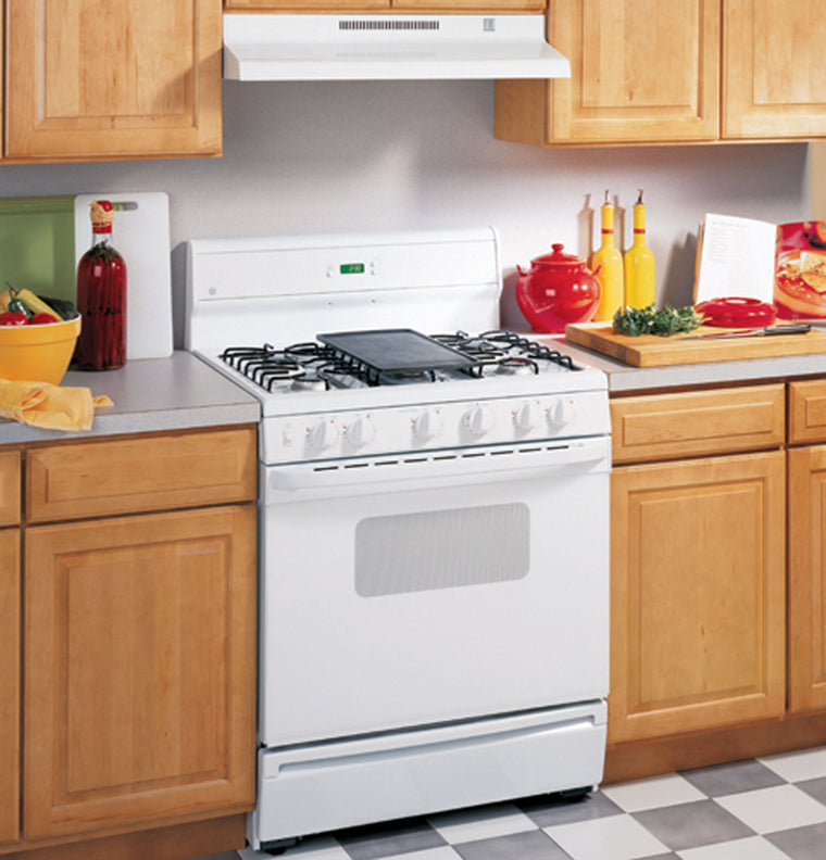 GE – 30 Recirculating Range Hood – White