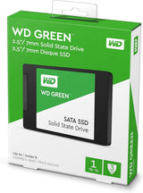 Western Digital 1TB WD Green Internal PC SSD Solid State Drive – SATA III 6 Gb/s, 2.5/7mm, Up to 550 MB/s – WDS100T2G0A