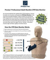 Prestan Manikin Light Skin Tone with CPR Monitor – Adult