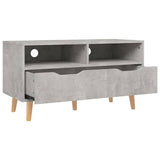 TV Stand, Center Console Storage Cabinet Small Console Table Low Tv Stand Suitable for Office Small Spaces Bedroom Living Room High Gloss White 35.4×15.7×19.1 Engineered Wood