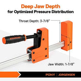 Jorgensen 48-Inch Bar Clamps, 90??Cabinet Master Parallel Jaw Bar Clamp Set, 2-Pack