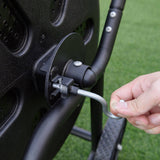 Costway 50 Gallon Wheeled Compost Tumbler Garden Waste Bin