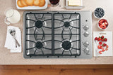 JGP333SETSS GE 30×22 Built-in Gas Cooktop – Stainless Steel