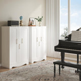47?? Kitchen Pantry Cabinet with Drawer, Pantry Storage Cabinet with Adjustable Shelves, White Kitchen Pantry Storage Cabinet, Buffet Cupboards Sideboard for Home Office Use