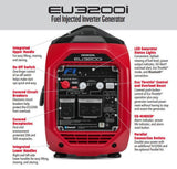 HONDA Inverter Generator 3200W EU3200IAN from