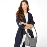 Brighton Barbados Ziptop Hobo -Black