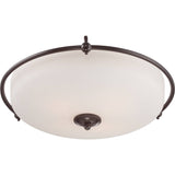 Quoizel GF1621PN Griffin Flush Mount Light, Palladian Bronze