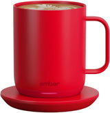 Ember Temperature Control Smart Mug 2, 14 Oz, App-Controlled Heated Coffee Mug with 80 Min Battery Life and Improved Design, White
