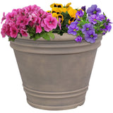 Sunnydaze Franklin Polyresin Outdoor Flower Pot Planter – 20