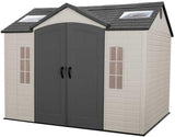 LIFETIME 10 FT. X 8 FT. OUTDOOR STORAGE SHED (Model 60001)