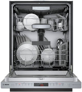 Bosch – 800 Series 24 Top Control Built-In Dishwasher with CrystalDry, Stainless Steel Tub, 3rd Rack, 42 dBa – Stainless steel