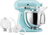 KitchenAid Artisan Series 5 Quart Tilt Head Stand Mixer with Pouring Shield KSM150PS, Cast Iron