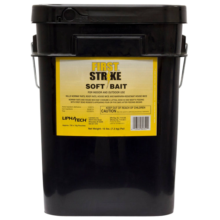 First Strike Soft Bait Rodenticide – 16 lb. Pail