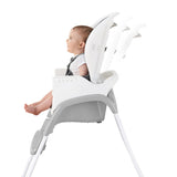 Ingenuity SmartClean Trio Elite 3-in-1 Convertible High Chair, Toddler Chair, and Booster Seat, For Ages 6 Months and Up, Unisex – Slate