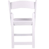 BTEXPERT Set of 4, Resin Folding Chair Vinyl Padded Seat Indoor Outdoor Lightweight Set for Home Event Party Picnic Kitchen Dining Church School Weddings