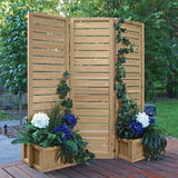 Yardistry Fusion Privacy Screen with Planters