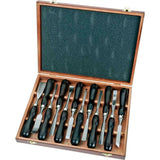 Grizzly H7923 12pc Chisel Set in Wooden Box