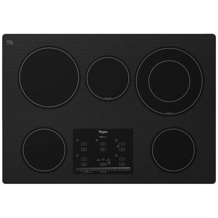 Whirlpool Gold 30×22 Electric Cooktop-Black-G9CE3065XB