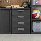 ??Sterilite 4 Drawer Heavy Duty Storage Unit-Grey