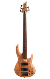 ESP LTD B-205 Fretless Spalted Maple Natural Satin 5 String Bass
