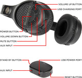 Over-Ear Headphones BlueVIBE GTV TV Headphones Wireless for Hearing Impaired & Seniors ?C Easy Setup Plug and Play for TV Watching, Hard of Hearing ?C 10 Hour Battery Life, No Audio Delay, 2.4GHz RF Transmitter