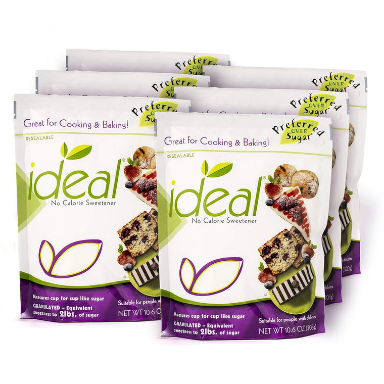 Ideal No Calorie Xylitol Sweetener: Natural, Non GMO, Keto Friendly, Bulk Granulated Sugar Substitute and Alternative, 10.6 Ounces Per Pouch – 6 Pouches 2024 Best Sellers