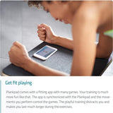 Plankpad PRO – Plank Board Core Trainer & Full Body Fitness while Playing Games & Workouts on iOS/Android App – Balance Board, Exercise Equipment