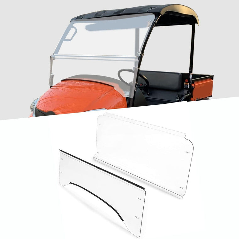 HECASA Windshield Compatible with Kubota RTV 400, Kubota RTV 500, Kubota RTV 520 Full Clear Windscreen