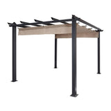 Aleko Fabric Replacement Pergola Canopy – 9 x 9 Feet – Sand