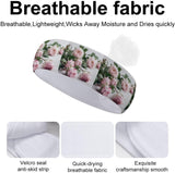 Sweatband Sports Headbands for Women Flowers on White Table Headband Stretchy Head Bands Moisture Wicking Workout Headband Fashionable Hairbands for Workout Yoga Running Gym Unisex Hairband