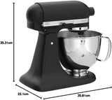 KitchenAid Artisan Series 5 Quart Tilt Head Stand Mixer with Pouring Shield KSM150PS, Cast Iron