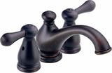 Delta 4578-RBLHP Leland Widespread Bathroom Faucet W/O Handles, Rubbed Bronze