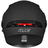 ILM Motorcycle Dual Visor Flip up Modular Full Face Helmet DOT 6 Colors Model 902