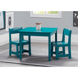 Delta Children MySize Kids Wood Table and Chair Set – Teal